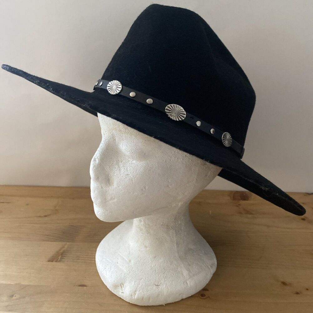 Vintage Wrangler Black Western Hat